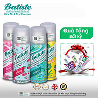 Dầu Gội Khô Batiste Dry Shampoo 50ml Hỗ Trợ Làm Giảm Dầu Thừa Trên Tóc (Size nhỏ tiện dụng)