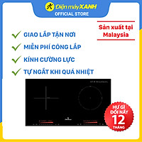 Bếp Âm Đôi Điện Từ - Hồng Ngoại BlueStone ICB-6911 (3400W) - Hàng chính hãng