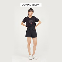 Áo thun nữ GUMAC ATB824 in họa tiết năng động dễ thương