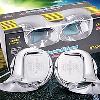 12V 105-115 (db) Car Horn Motorcycle Universal Chrome Dual Tone Air Snail Horn Tweeter Horn