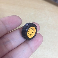 Bánh xe nhựa lỗ trục 2mm đường kính 18mm để chế tạo