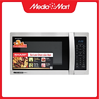 Lò Vi Sóng Điện Tử Có Nướng Sharp R-G52XVN-ST (25 Lít) - Hàng Chính Hãng