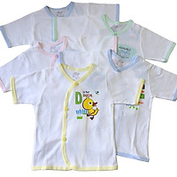 Áo cho bé-Set 3 áo sơ sinh tay ngắn