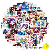 Bộ Sticker - Miến Dán Siêu Kute - Miến Dán Họa Tiết Date A Live (bộ 50 miếng)