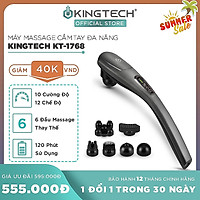 Máy Massage Cầm Tay Đa Năng Cao Cấp KINGTECH - Mát Xa Chuyên Sâu Cho Cổ, Vai Gáy, Bụng, Lưng, Cánh Tay, Chân - Giảm Đau Mỏi Toàn Thân Cho Dân Văn Phòng, Gymer, Người Già, Người Lao Động Nặng - Món Quà Tuyệt Vời Cho Ông Bà, Bố Mẹ - Hàng Chính Hãng