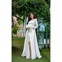 Đầm maxi dự tiệc mặc cưới TRIPBLE T DRESS-Size S/M/L(kèm ảnh/video thật)MS284V