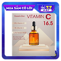 Serum C GoodnDoc Dưỡng Trắng Sáng Da, Giảm Thâm Nám, Chống Lão Hóa Vitamin C 16.5 Daily Whitening - GoodnDoc Vitamin C 30ml
