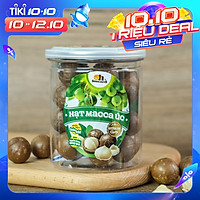 Hạt Macca Úc nứt vỏ Smile Nuts (215g - 500g) | 100% nhập khẩu từ Úc, giòn béo, thơm ngon