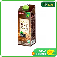 Hộp Sữa Đậu Đen, Óc Chó, Hạnh Nhân Sahmyook Foods 950ml