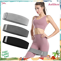 Bộ 3 dây kháng lực tập cơ mông đùi chân Hip Resistance bands Aolikes YE-3605