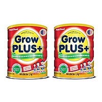 Bộ 2 Lon Sữa GrowPLUS+ Đỏ Cho Trẻ Suy Dinh Dưỡng Trên 1 Tuổi - 1.5kg