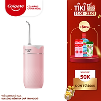 Máy tăm nước Colgate cầm tay chống nước IPX7 trắng sáng răng