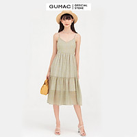 Đầm dáng xòe GUMAC DB751 2 dây rã tùng