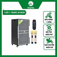 Loa kéo công suất lớn Mantis model MT15-2A công suất 550W loa 4 tấc tặng 2 micro hút âm