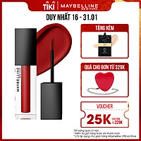 Son Kem Mịn Lì Như Nhung Cushion Mattes Maybelline New York Hiệu Ứng Lì Đa Chiều 6.4ml