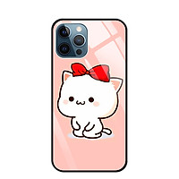 Ốp Lưng Kính Cường Lực Cho Điện Thoại IPHONE 12 PRO MAX - 0032 CUTE05 - Hàng Chính Hãng