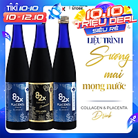 MỸ NHÂN KHÔNG TUỔI Combo 3 Chai: PLACENTA + COLLAGEN + SAKURA COLLAGEN Nước Uống Đẹp Da Đến Từ Nhật Bản 500ml/Chai