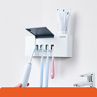 Giá đỡ bàn chải đánh răng thông minh Xiaomi YouPin LIUSHU mới, Sấy khô bằng không khí, Khử trùng bằng tia UVC, Hộp đựng bàn chải đánh răng cảm ứng, có thể sạc lại