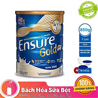 Sữa Bột Abbott Ensure Gold ESLA Dinh Dưỡng Đầy Đủ Và Cân Đối (850g) - Tặng Bộ 2 Thố Thủy Tinh Có Nắp Xanh