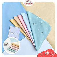 Set 5 Khăn Sữa Cho Bé Sơ Sinh - Khăn Sữa Màu Chất Liệu Orgarnic