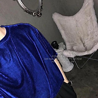 Áo nhung nam nữ unisex form rộng