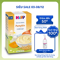 Bột ăn dặm dinh dưỡng Sữa, Ngũ cốc & rau củ - Bí đỏ HiPP Organic 250g