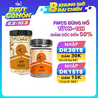 COMBO SIÊU TIẾT KIỆM - 1 Hũ Yến Mạch Cán Mỏng Dk Harvest 450g + 1 Hũ Chia Đen Dk Harvest 500g
