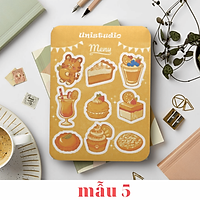 sticker trang trí bullet jourmal - sticker trang trí sổ tay, sổ nhật kí - Made By Unistore