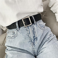 Nhà Thiết Kế Cho Phụ Nữ Chất Liệu Da Pu Cao Cấp Mềm Mịn Loài Rắn Đai Cao Cấp Quần Jeans Lửng Cinturon Mujer G Cintos Đầm Suông Rộng riem