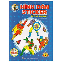 Hình Dán Sticker – Bé Tập Tô Màu – Quyển 9