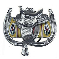 Antique Horse Saddle Belt Buckle Western Buckle Rodeo Men Biker
