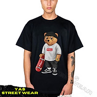 Áo thun tay lỡ form rộng STREETWEAR phông unisex nam nữ, áo thun cotton100% phong cách streetstyle HÌNH IN KO TRÓC