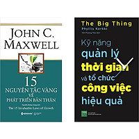 Combo 2 Cuốn Sách:  15 Nguyên Tắc Vàng Về Phát Triển Bản Thân + Kỹ Năng Quản Lý Thời Gian