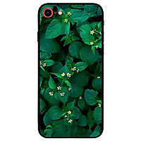 Ốp lưng dành cho iPhone 7 / iPhone 8 - iPhone Se 2020 - 7 Plus / 8 Plus mẫu Lá Xanh Hoa Trắng