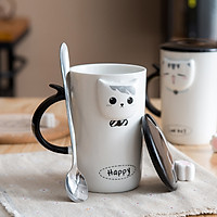 Cốc Cà Phê Kèm Muỗng Sứ Porcelain Soul