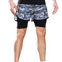 Quần short tập luyện 2 trong 1 dành cho nam giới nhanh khô
