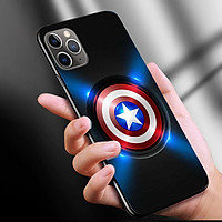 Ốp điện thoại kính cường lực cho máy iPhone 11 Pro Max - Khiên của captain MS ACZTU009