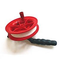 Gobestart 50M Twisted String Line Red Wheel Kite Reel Winder