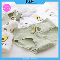 Quần Lót quả bơ cotton nữ cao cấp dễ thương đáng yêu thương hiệu BAW QLN26