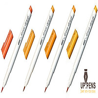 Combo 4 bút lông đầu cọ viết calligraphy Marvy Artist Brush 1100 - UP.PENS Collection- Yellow Colors 2