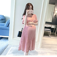 VÁY BẦU CHẤM BI THIẾT KẾ THỜI TRANG - HÀNG CAO CẤP