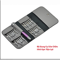 Bộ Tua Vít 25 Đầu Tím Vỏ Xám TE901 – Bộ Dụng Cụ Sửa Chữa Đa Năng Bộ Tua Vít Đa Năng Sửa Điện Thoại Iphone