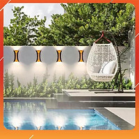 Đèn tường led trang trí nội thất trong nhà, ngoại thất 2 đầu tạo hiệu ứng đẹp 10w = 2x5w