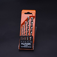 Bộ 05 Mũi Khoan Bê Tông HARDEN 610285, Hàng Chính Hãng. Được Làm Từ Chất Liệu Thép Carbon, Lưỡi GắnHợp Kin YG8 Chống Mài Mòn