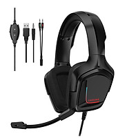 Tai nghe chơi game có dây 3,5 mm âm thanh vòm thể thao điện tử có mic điều khiển âm lượng ONIKUMA K20