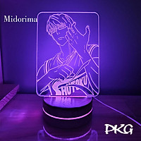 Đèn Ngủ Led 3D MELIODAS nhân vật Anime phát sáng 16 màu cảm ứng có điều khiển từ xa