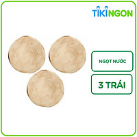 Combo 3 Trái Dừa Xiêm Gọt Trọc Size 350 - 400g