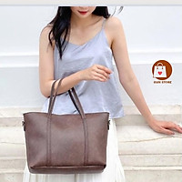 Túi xách da nữ thời trang đeo vai kẹp nách cỡ lớn đựng tài liệu laptop