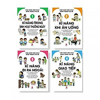 Bộ 04 Cuốn Cẩm Nang Sinh Hoạt Bằng Tranh Cho Bé (Tái bản 2019) – Tặng kèm sổ tay