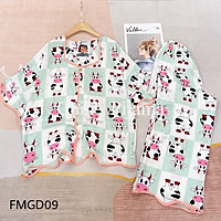 Bộ đồ ngủ mango cộc dài